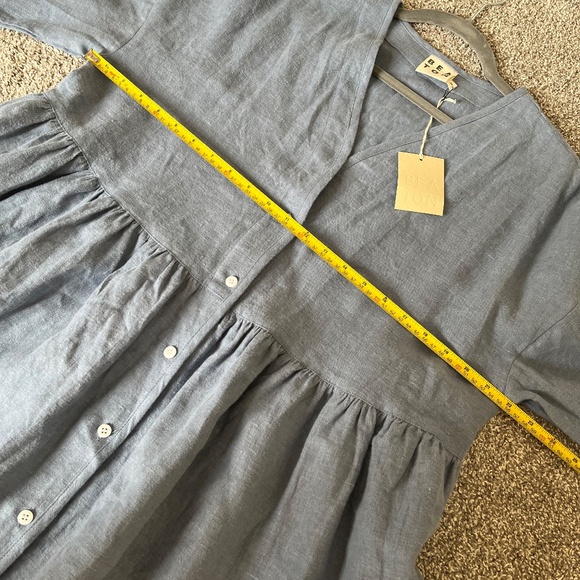 New With Tags Beaton Linen House Dress - Picture 7 of 7